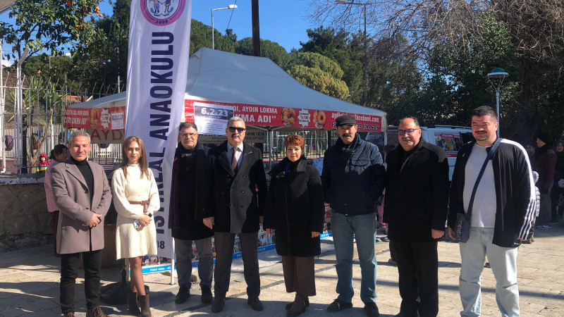 Aydın'da İstiklal Anaokulu, Depremin İkinci Yılında Lokma Hayrı Düzenledi.