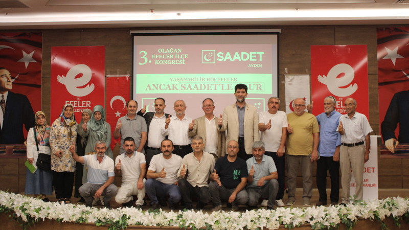 Saadet Partisi Efeler İlçe Başkanlığı’na Yunus Doğan Seçildi.