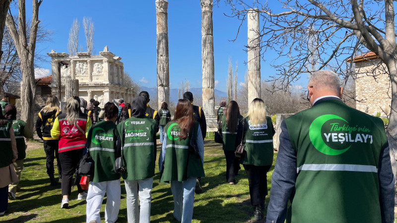 Yeşilay Gençleri Afrodisias’ta Buluştu