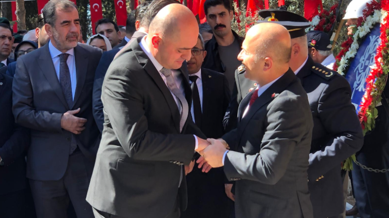 Vali Varol ve Başsavcı Arısoy, Telli Dede Şehitliği'nde Buluştu